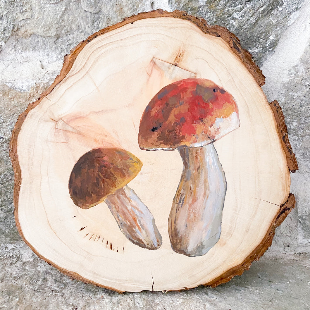 King Bolete Wood Round
