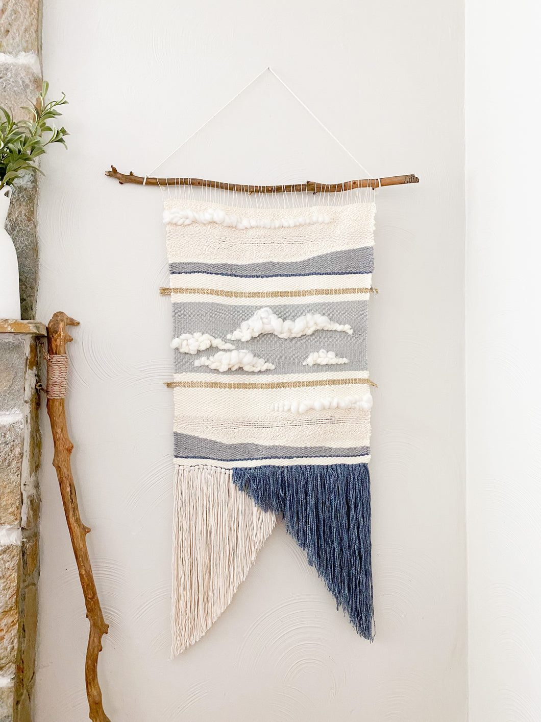 Break in the Rain Wall Weaving