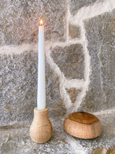 Load image into Gallery viewer, Hand Turned Mushroom Candlestick

