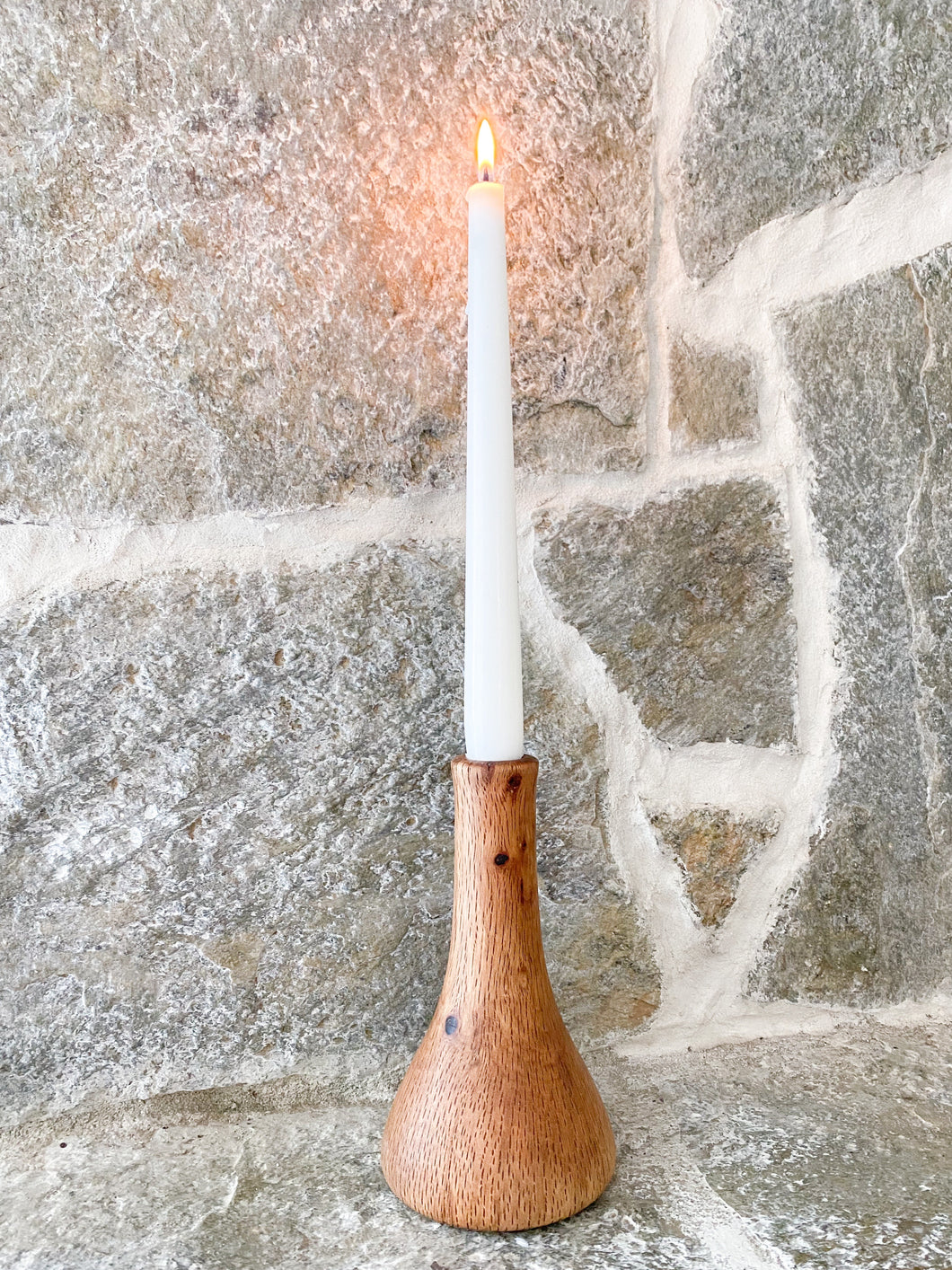 Oak Candlestick